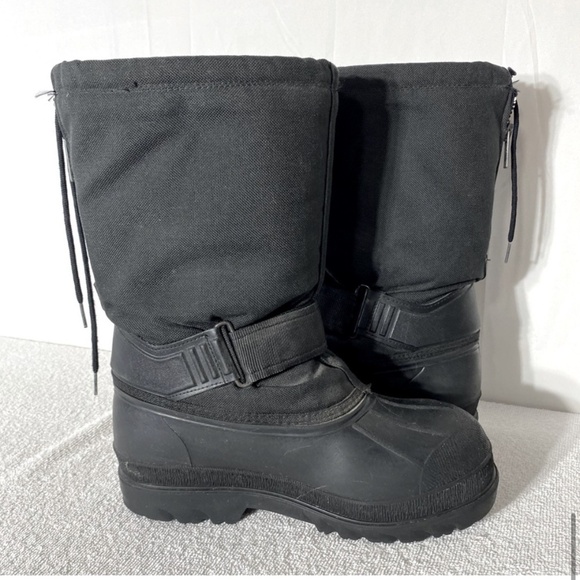 Vintage Kamik Black Limited Edition Embroidered Insulated Winter Boots 9 - Picture 10 of 13